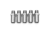 LTWFITTING Bar Production Stainless Steel 316 Barb Fitting Coupler/Connector 5/8 Inch Hose ID x 1/4 Inch Male NPT Air Fuel Water (Pack of 5)