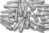 LTWFITTING Bar Production Stainless Steel 316 Barb Fitting Coupler/Connector 1/4 Inch Hose ID x 1/8 Inch Male NPT Air Fuel Water(Pack of 1100)