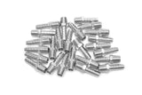 LTWFITTING Bar Production Stainless Steel 316 Barb Fitting Coupler/Connector 1/4 Inch Hose ID x 1/8 Inch Male NPT Air Fuel Water(Pack of 25)