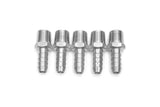 LTWFITTING Bar Production Stainless Steel 316 Barb Fitting Coupler / Connector 5/16 Inch Hose ID x 1/4 Inch Male NPT Air Fuel Water (Pack of 5)