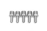 LTWFITTING Bar Production Stainless Steel 316 Barb Fitting Coupler/Connector 5/16 Inch Hose ID x 3/8 Inch Male NPT Air Fuel Water (Pack of 5)
