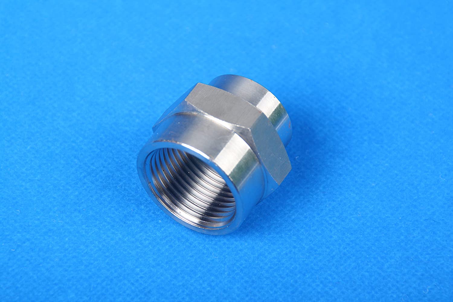 LTWFITTING Bar Production Stainless Steel 316 Pipe Fitting 3/4 Inch x 1/2 Inch Female NPT Reducing Coupling Water Boat (Pack of 5)