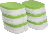 LTWHOME Replacement Coarse and Fine Filter Pads Sets Fit for Sunsun HW-302/505A Canister (Pack of 18)