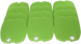 LTWHOME Replacement Green Coarse Filter Pads Fit for Sunsun HW-302/505A Canister (Pack of 12)