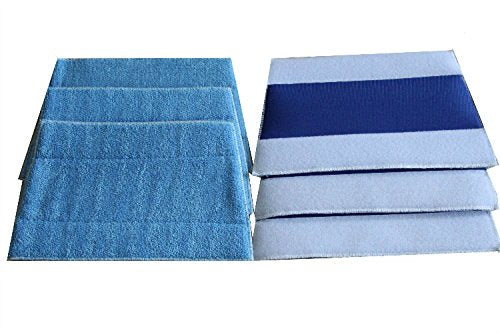 LTWHOME Microfiber Cleaning Pads Designed for Haan Steam Mop (Pack of 6)