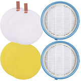 LTWHOME Replacement 16871 Filter Kit for Bissell Pet Hair Eraser Febreze Upright Vacuum Filter Model 1650 Series, Replace 1608861, 1608860, 160-8861 & 160-8860 (Pack of 2 Sets)