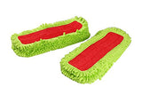 LTWHOME 18 Inch Microfiber Washable Flat Mop Pad Refills(Pack of 12)