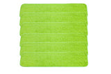 LTWHOME 24 Inch Microfiber Wet or Dry Mop Pads in Green for All Hard Surfaces Cleaning (Pack of 6)