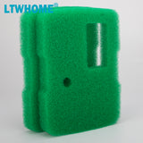 LTWHOME Compatible Green Filter Foam Replacement for All Pond Solutions CUP-305 Filter (Pack of 6)