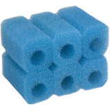 LTWHOME Compatible Blue Internal Filter Foam Replacement for All Pond Solutions 600IF (Pack of 6)