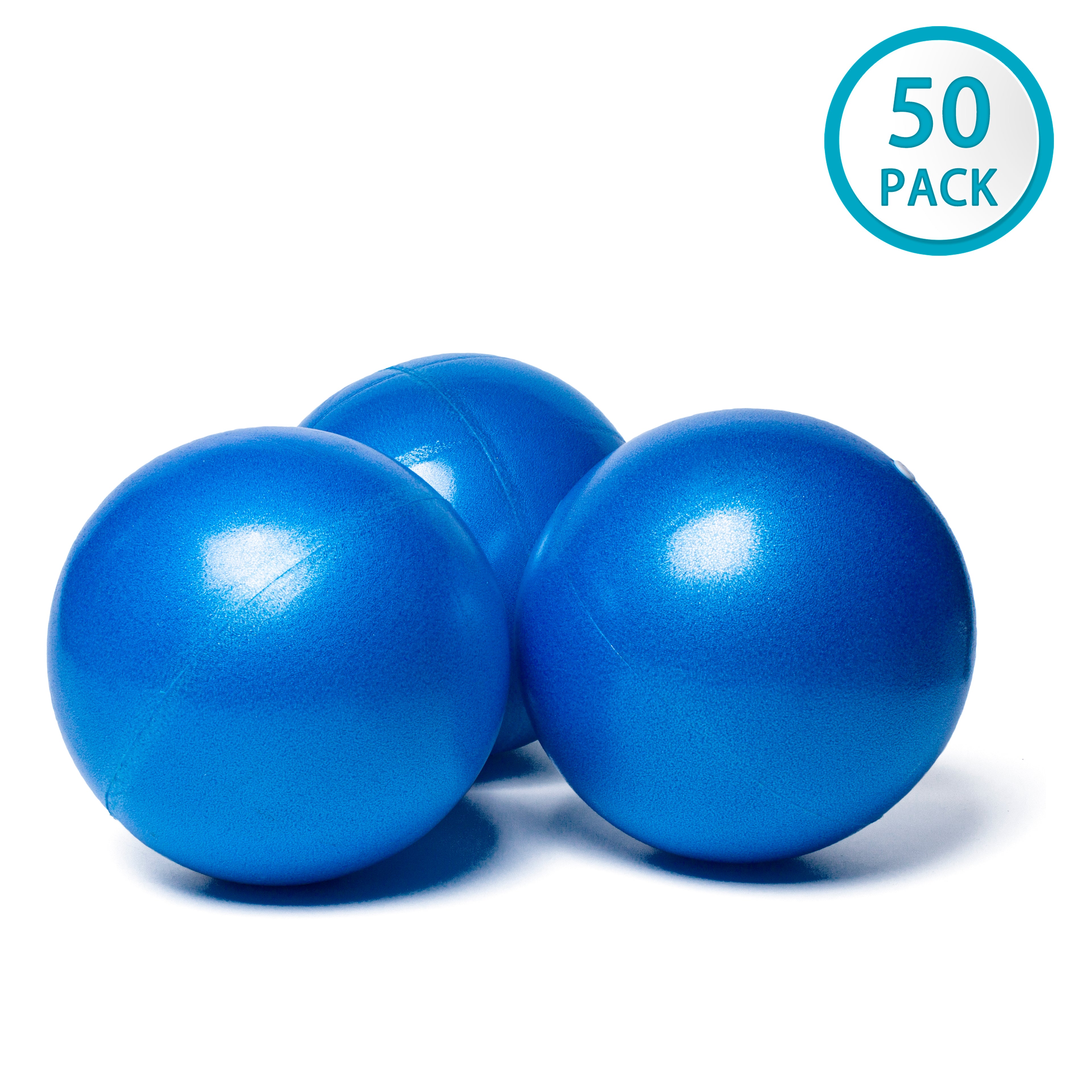 Pilates Yoga 7 Inch Blue Ball Fitness Over Ball Bender(Pack of 50)