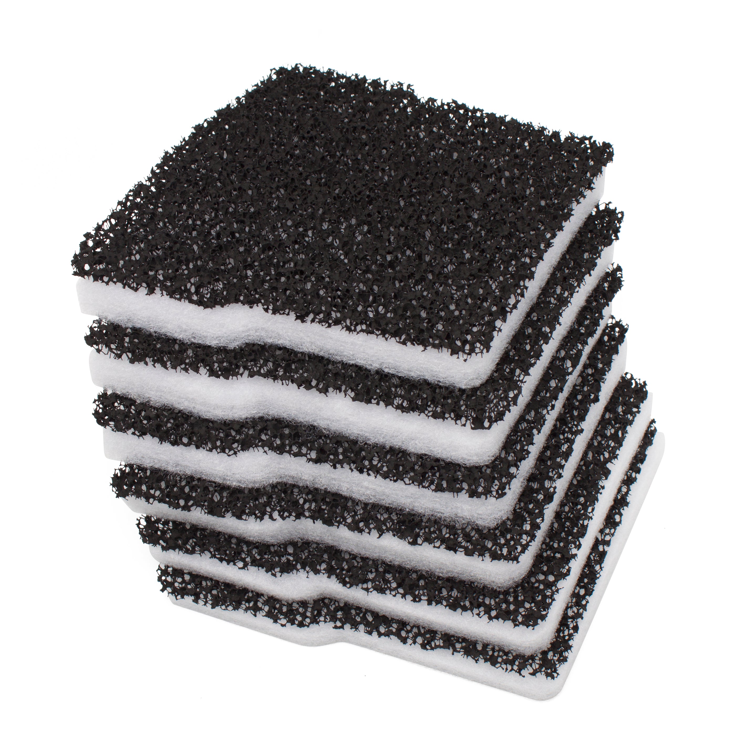 LTWHOME Replacement Carbon and Wool Filter Pads Set Fit for Blagdon Mini-Pond (Pack of 6 Sets)