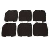 LTWHOME Replacement Carbon Filter Pads Fit for 2628760 Professional 3e 2076/2078/450/700/600T (Pack of 6)
