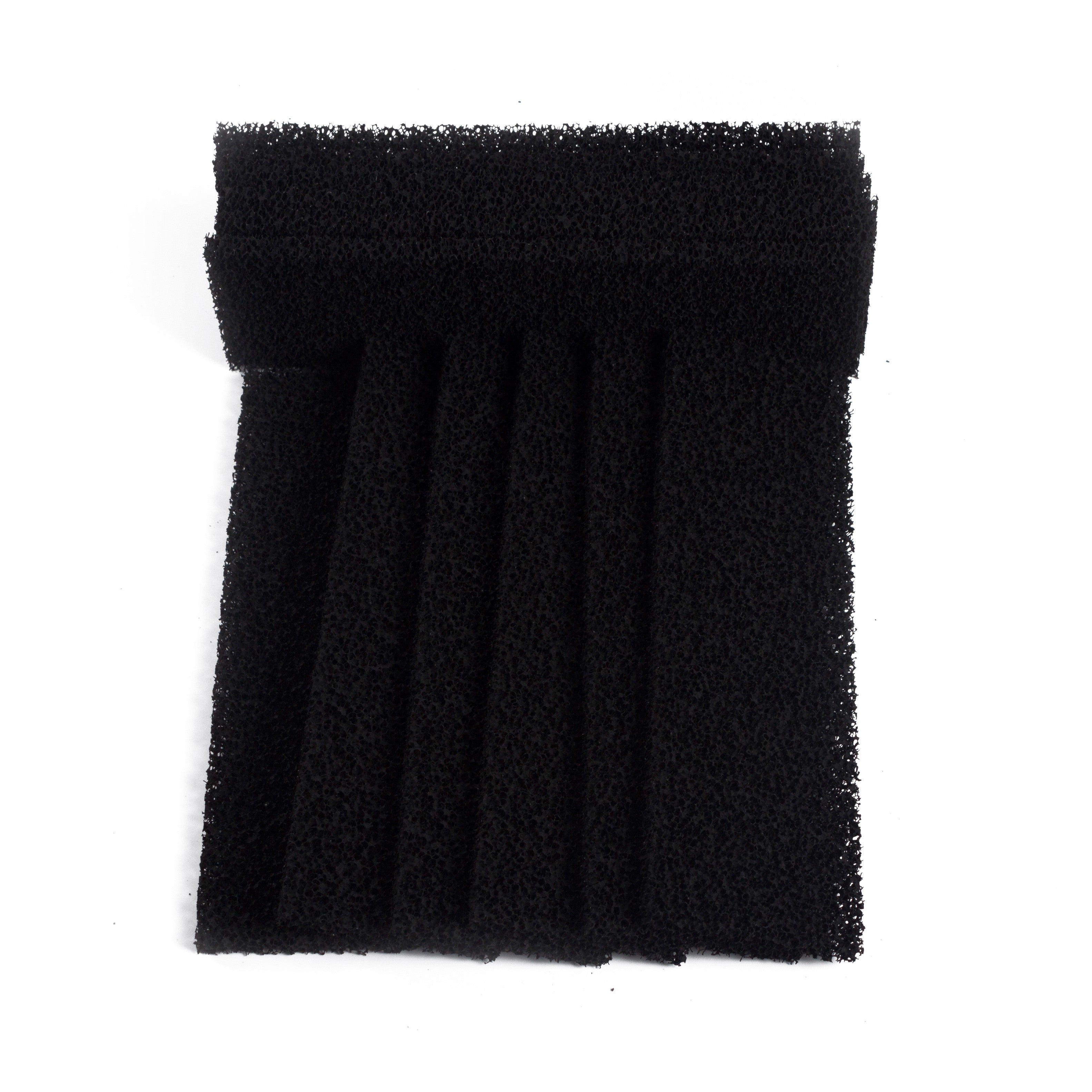 LTWHOME Compatible Carbon Foam Filters Non But Suitable for Fluval U3 Filter (Pack of 12)