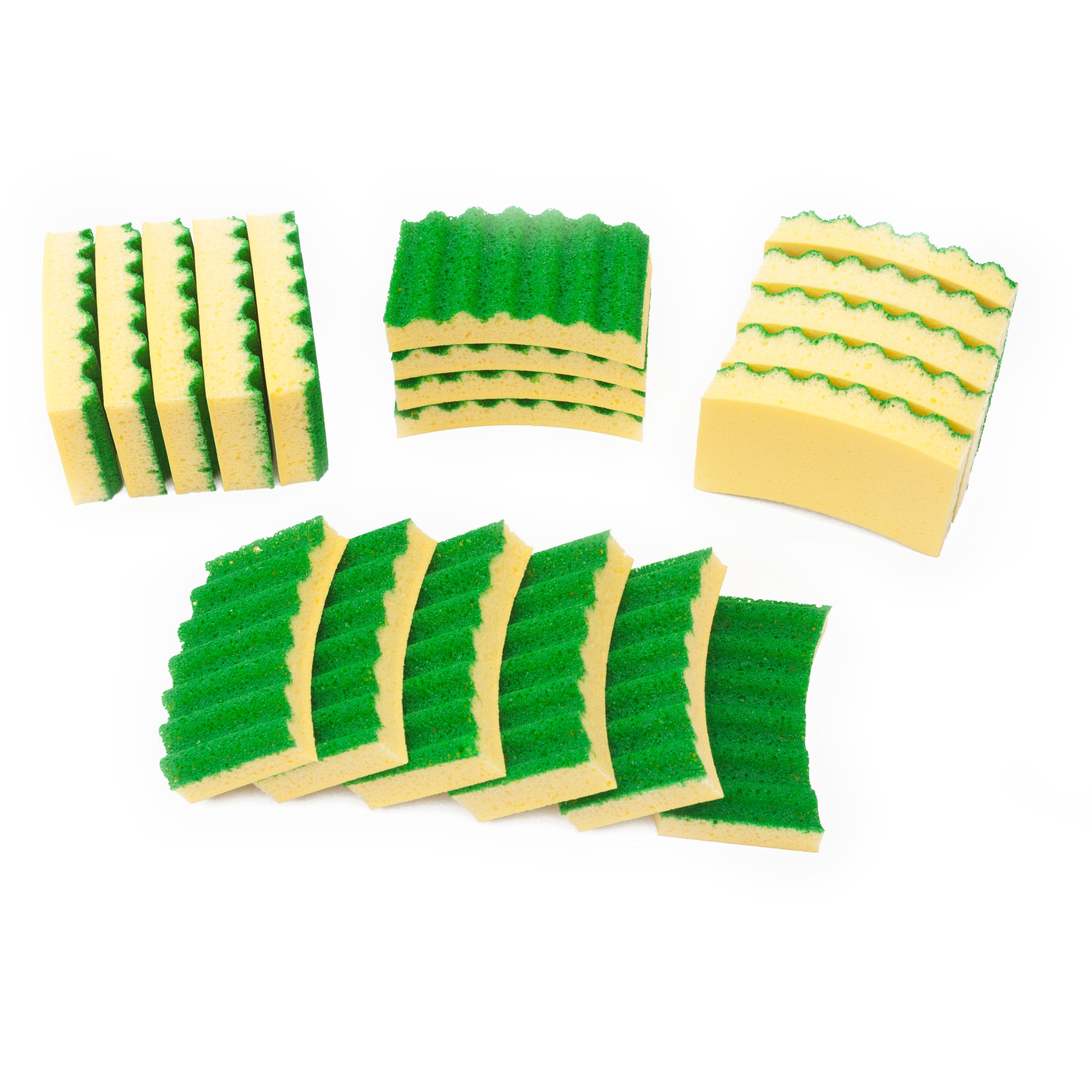 LTWHOME Multi-Purpose Scrubber Sponges No Scratch, Easy-rinse (Pack of 20)