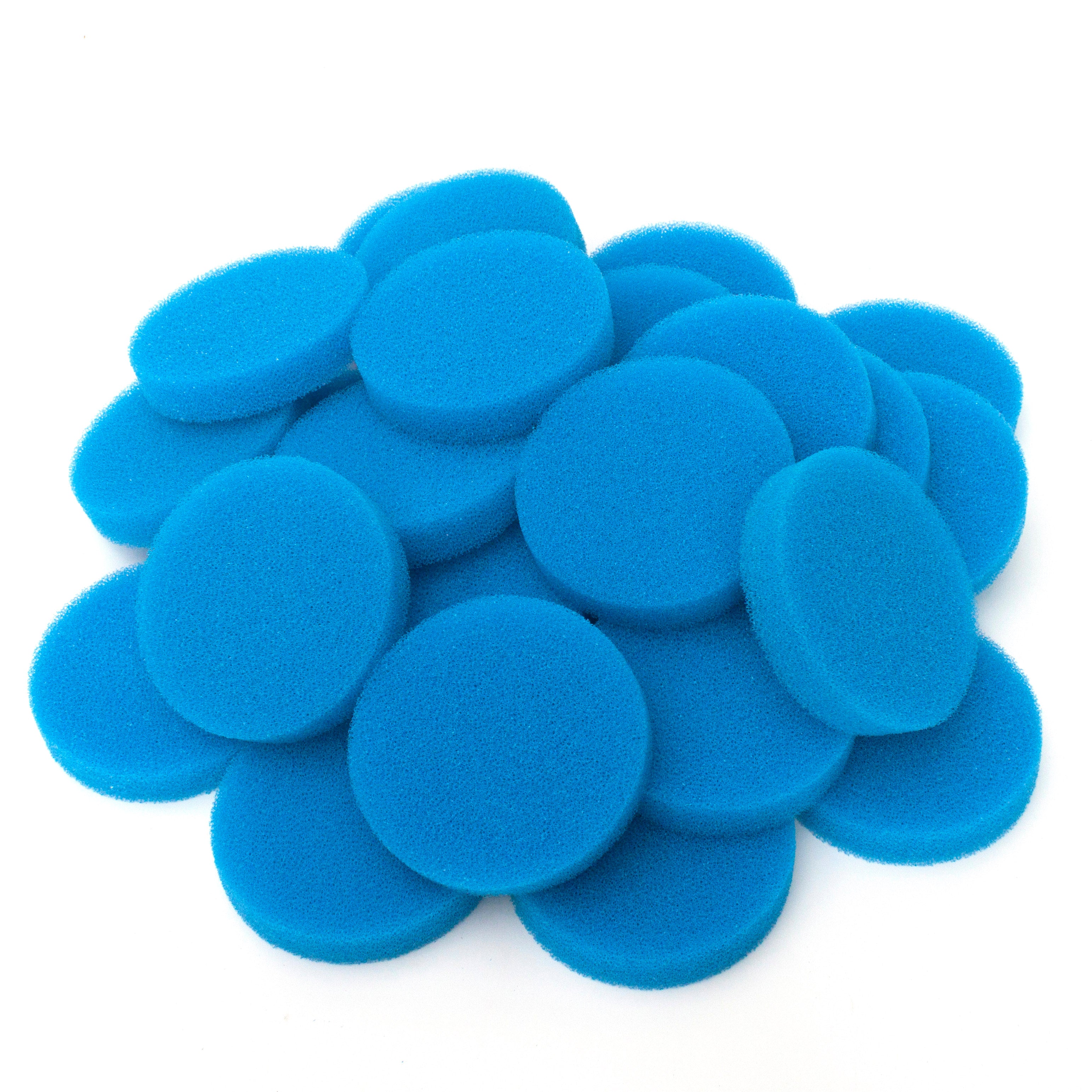 LTWHOME Blue Coarse Foam Media Filter Pads Suitable for Ecco Pro 130/200/300 Ecco 2232/2234/2236(Pack of 50)