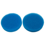 LTWHOME Blue Coarse Foam Media Filter Pads Suitable for Classic 2215/350 2616151(Pack of 2)