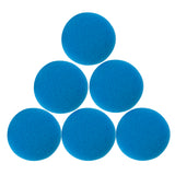 LTWHOME Blue Coarse Foam Media Filter Pads Suitable for Classic 2215/350 2616151(Pack of 6)