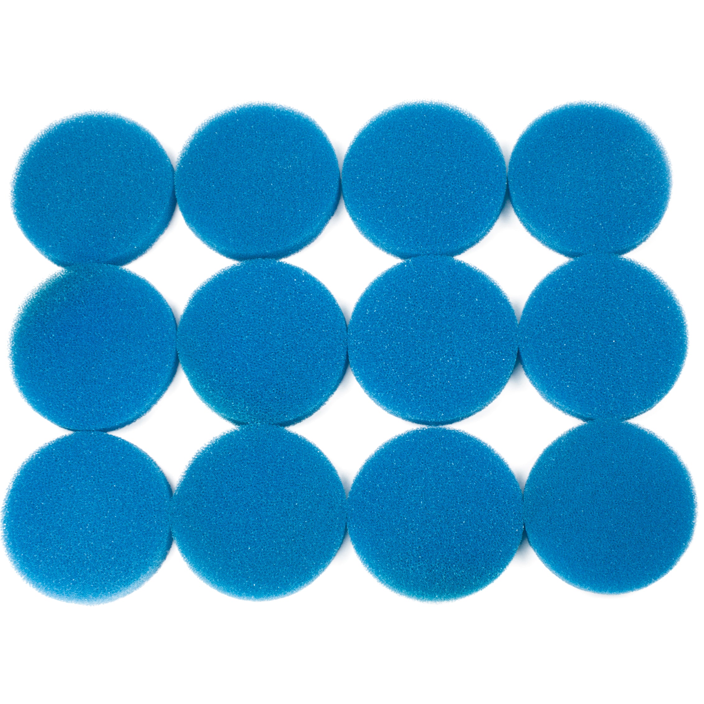 LTWHOME Blue Coarse Foam Media Filter Pads Suitable for Classic 2215/350 2616151(Pack of 12)