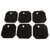 LTWHOME Activated Carbon Foam Filter Pads Compatible with 2628220 Professional 2222/2224/2322/2324 (Pack of 6)