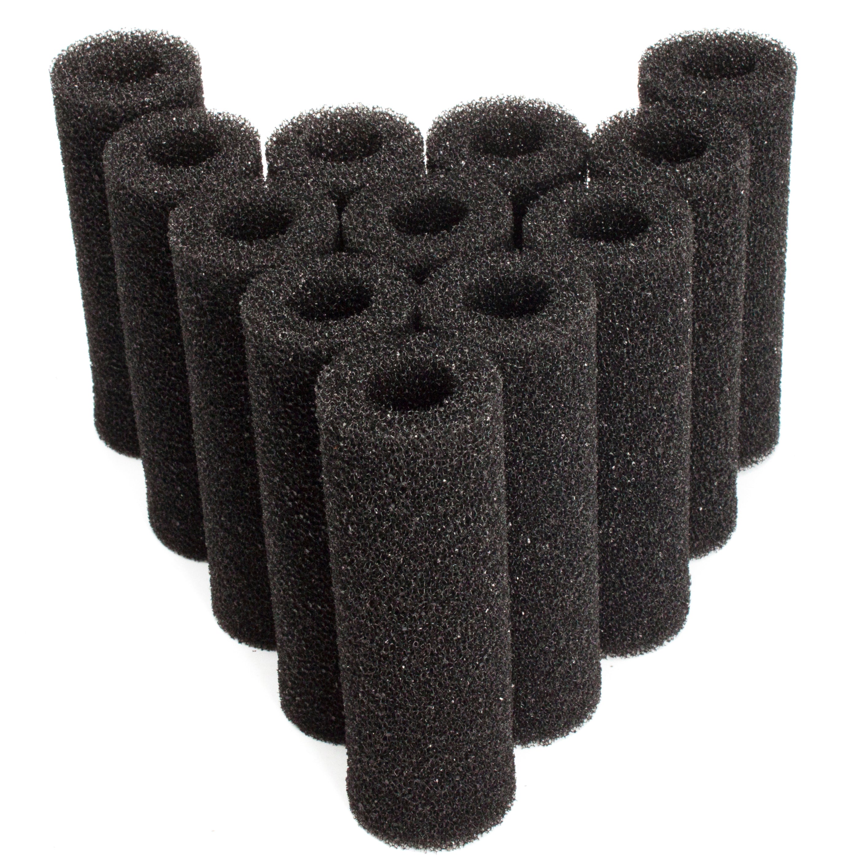 LTWHOME AEO19050 Round Small Filter Sponge Fit for AEO19050 Zoo Med's 501 External Filter (Pack of 12)