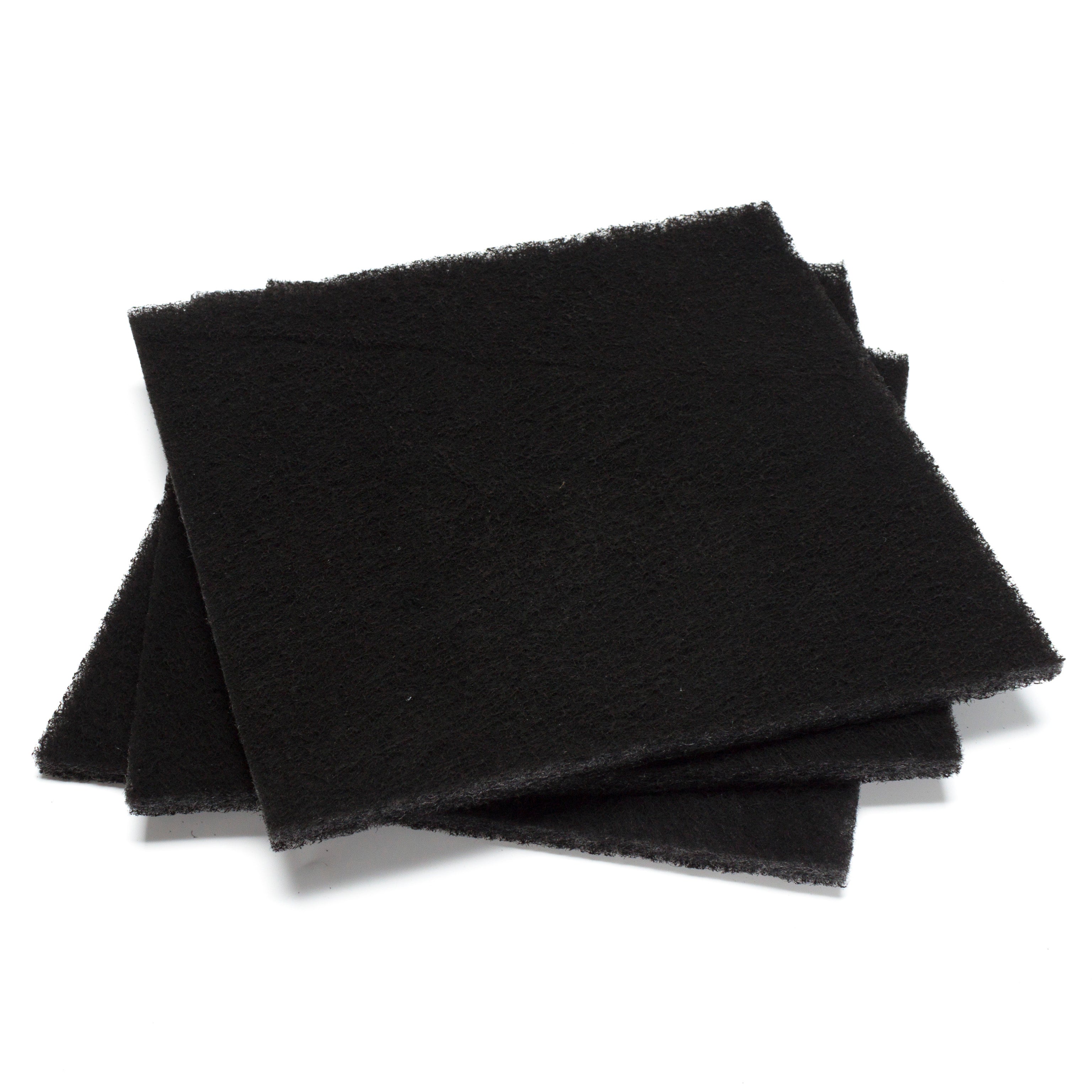 LTWHOME Square Carbon Filter Pads Fit for Danner 12202 Pondmaster PM 1000 and PM 2000 (Pack of 3)