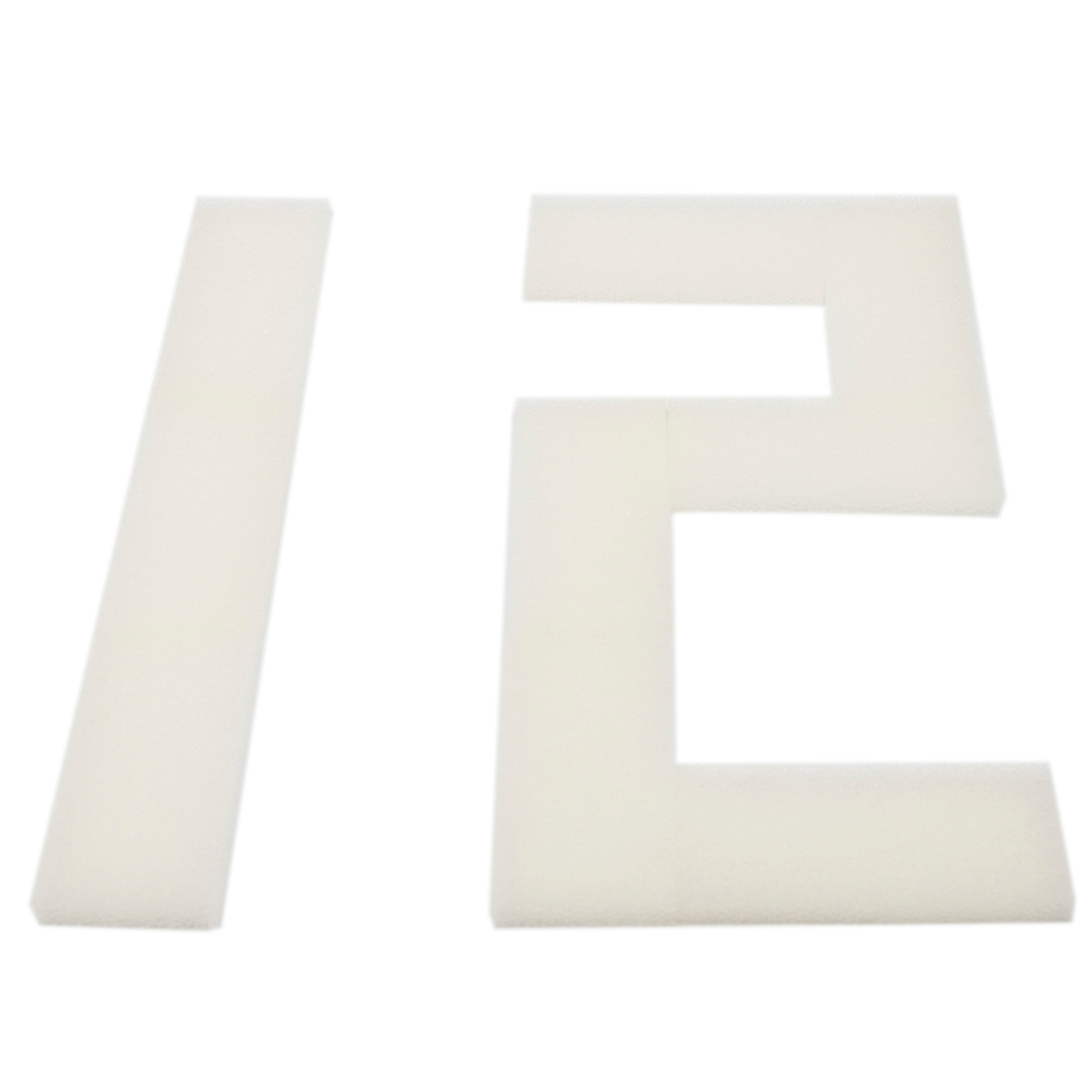 LTWHOME Compatible Foam Filters Non-Branded But Suitable For Fluval U2 Filter (Pack of 12)