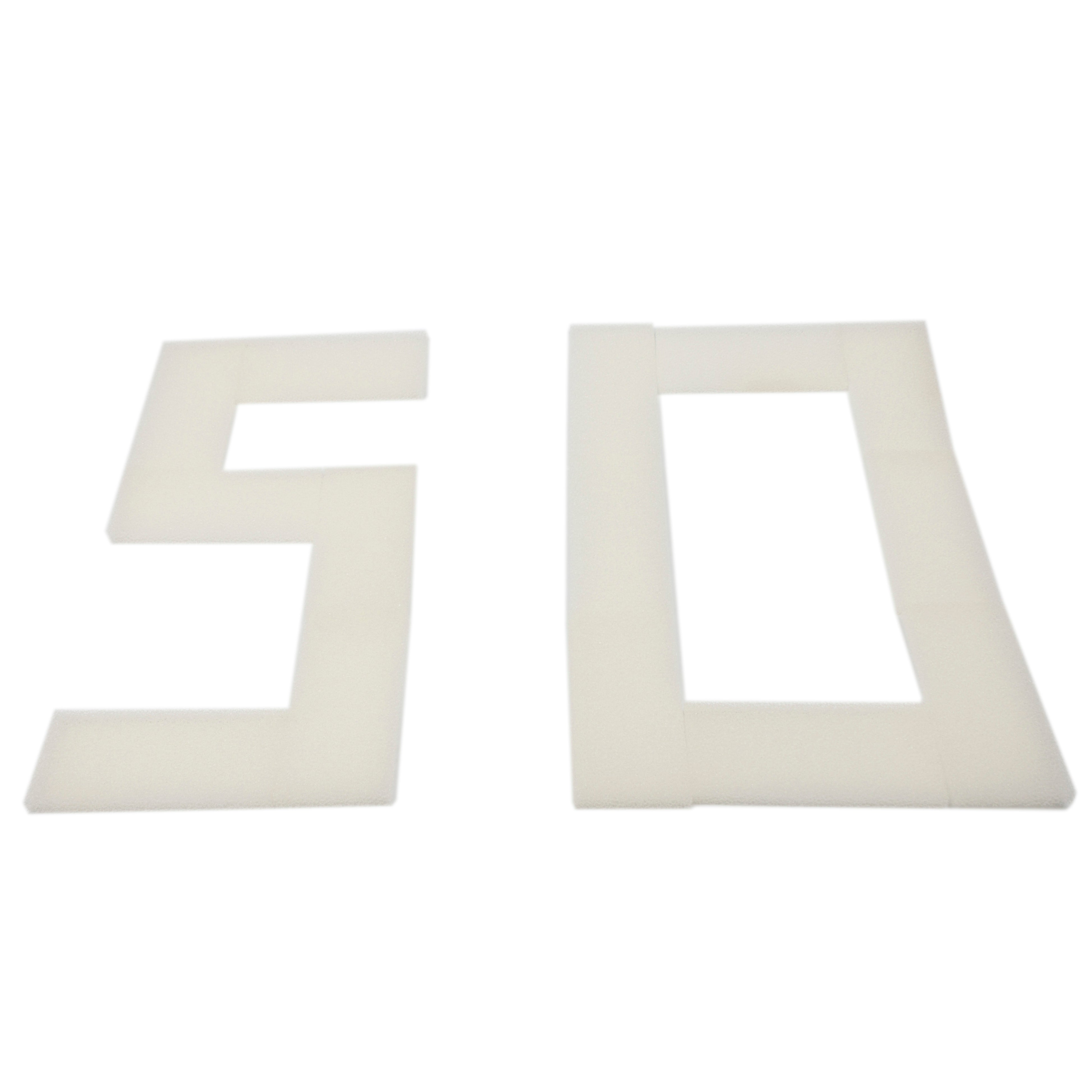 LTWHOME Compatible Foam Filters Non-Branded But Suitable For Fluval U2 Filter (Pack of 50)