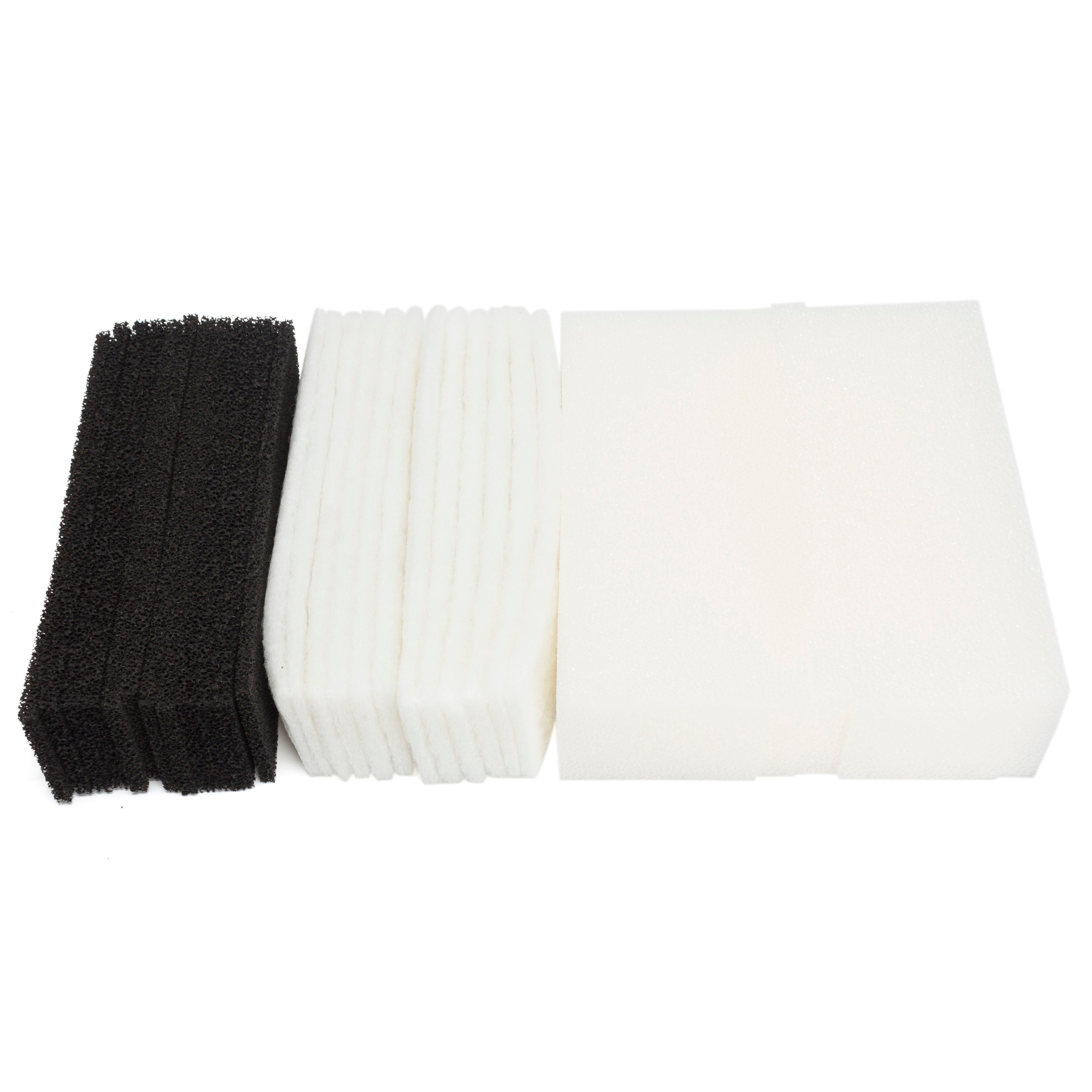 LTWHOME Value Pack of Foam Filters, Carbon Filters and Polyester Filters Set Fit for Fluval U4 Filter(Pack of 36)
