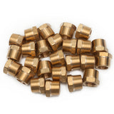 LTWFITTING Brass Pipe Hex Bushing Reducer Fittings 3/4 Inch Male x 1/2 Inch Female NPT(Pack of 25)