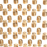 LTWFITTING Brass Pipe Square Head Plug Fittings 1/8 Inch Male NPT Air Fuel Water Boat(Pack of 50)
