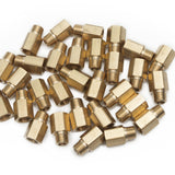 LTWFITTING Brass Pipe 1/8 Inch Male x 1/8 Inch Female NPT Adapter Fuel Gas Air(Pack of 500)
