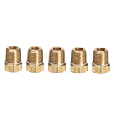 LTWFITTING Brass Pipe Hex Head Plug Fittings 1/8-Inch Male NPT Air Fuel Water Boat(Pack of 10)