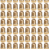 LTWFITTING Brass Pipe Hex Head Plug Fittings 1/8-Inch Male NPT Air Fuel Water Boat(Pack of 500)