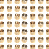LTWFITTING Brass Pipe Cap Fittings 3/8-Inch NPT Air Fuel Water Boat(Pack of 300)