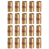 LTWFITTING Red Brass Pipe Fitting, Nipple, 3/4 Inch NPT Male X 2 Inch Length (Pack of 20)