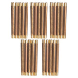 LTWFITTING Brass Pipe 4-1/2 Long Nipple Fitting 1/8 Male NPT Air Water(Pack of 25)