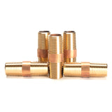 LTWFITTING Brass Pipe 1-1/2 Inch Long Nipple Fitting 1/4 Inch Male NPT Air Water(Pack of 5)