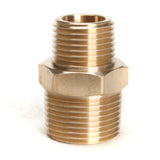 LTWFITTING Brass Pipe Hex Reducing Nipple Fitting 3/4-Inch x 1/2-Inch Male NPT(Pack of 20)