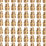 LTWFITTING Brass Pipe Hex Reducing Nipple Fitting 1 Inch x 3/4 Inch Male NPT(Pack of 50)