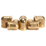 LTWFITTING Lead Free Brass Pipe Fitting 90 Deg 3/8 Inch Female NPT Elbow Air Fuel Water(Pack of 5)