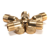 LTWFITTING Lead Free Brass Pipe 90 Deg 3/4 Inch NPT Street Elbow Forged Fitting (Pack of 5)