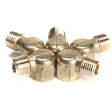 LTWFITTING Brass Pipe 90 Deg 1/4-Inch NPT Street Elbow Forged Fitting Fuel Air Boat(Pack of 5)
