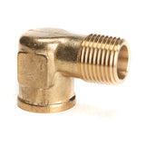 LTWFITTING Lead Free Brass Pipe 90 Deg 1/2 Inch NPT Street Elbow Forged Fitting (Pack of 5)