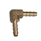 LTWFITTING LTWFITTING 90 Deg Elbow Brass Barb Fitting 3/16-Inch x3/16 Hose ID Air/Water/Fuel/Oil/Inert Gases (Pack of 25)