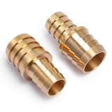 LTWFITTING Brass Barb Hose Reducing Splicer Mender 1-Inch ID Hose x 3/4-Inch ID Hose Fitting Air Fuel Boat (Pack of 2)