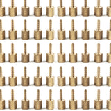LTWFITTING Brass Fitting Coupler/Adapter 1/8-Inch Hose Barb x 1/8-Inch Female NPT(Pack of 500)