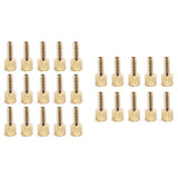 LTWFITTING Brass Fitting Coupler 1/4-Inch Hose Barb x 1/8-Inch Female NPT Fuel Water(Pack of 25)