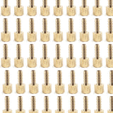 LTWFITTING Brass Fitting Coupler 1/4-Inch Hose Barb x 1/8-Inch Female NPT Fuel Water(Pack of 500)
