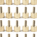 LTWFITTING Brass Fitting Coupler 3/8-Inch Hose ID x 1/2-Inch Female NPT Fuel Water Gas(Pack of 30)